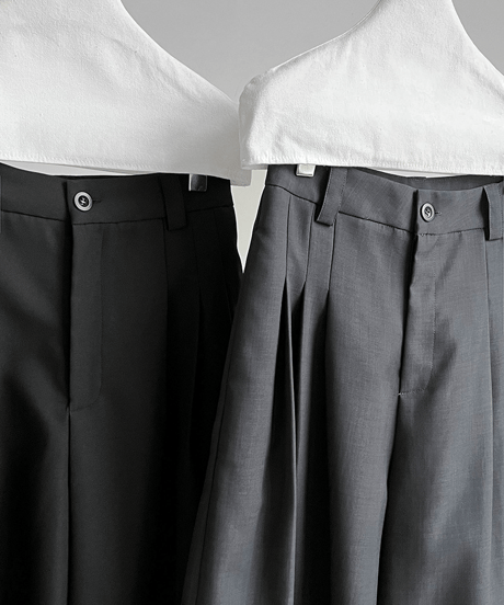wide culotte pants / 2color　hm3022