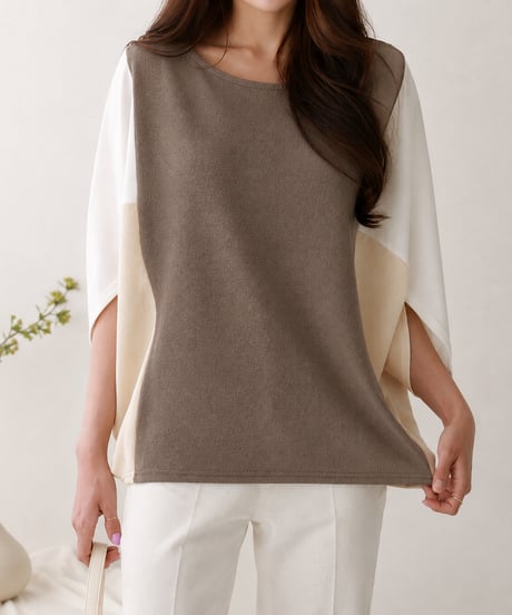 color block top / 7color　hm2971