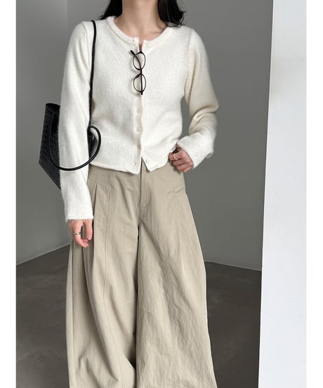 soft crew cardigan / 3color　hm3266