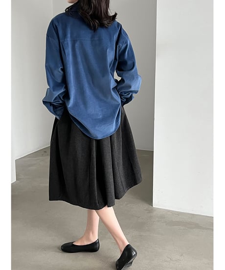 corduroy loose shirt / 2color　hm3244