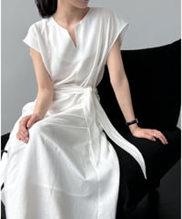 vneck wrap dress  / 3color　hm3060