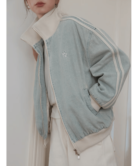padded denim jacket / 2color　hm3291