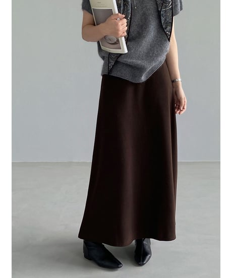 flowing a-line skirt / 4color　hm3286
