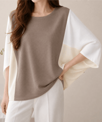 color block top / 7color　hm2971