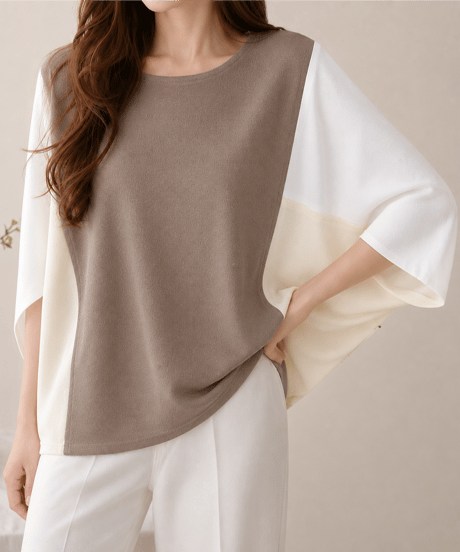 color block top / 7color　hm2971
