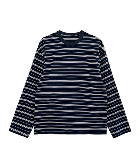stripe loose tee / 2color　hm3216