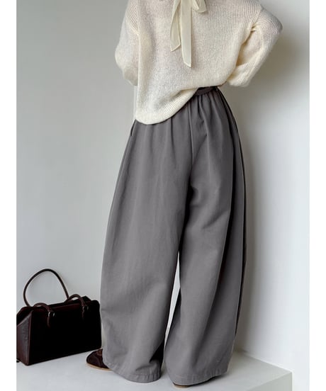 tencel wide pants / 3color　hm3289