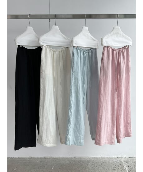 relaxed straight pants / 4color　hm3018