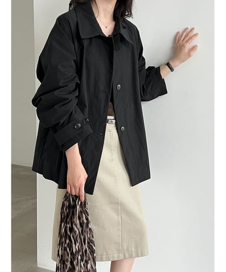 minimal collar jacket / 2color　hm3254