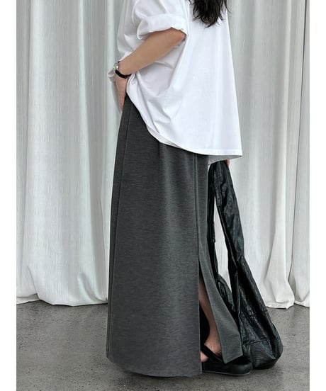 drawstring long skirt / 3color　hm3012