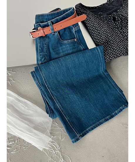 washed wide jeans　hm3242