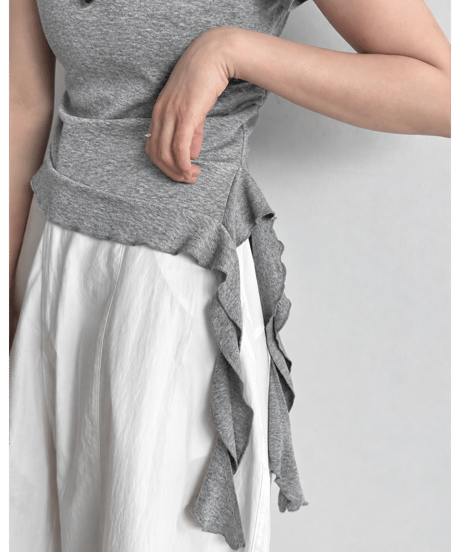 sidetie slim tee / 3color　hm3085