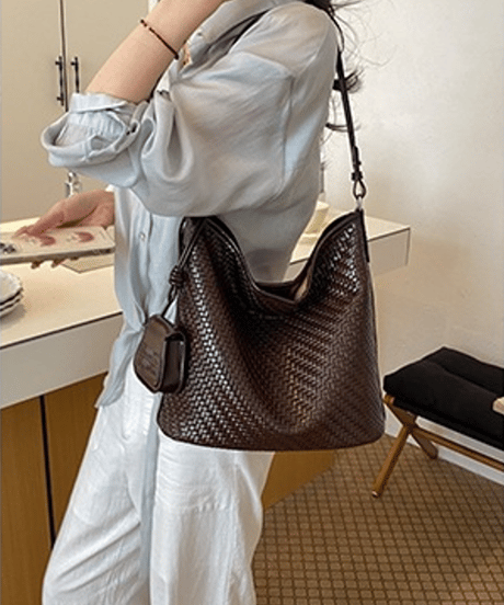 woven shoulder bag / 5color　hm3026