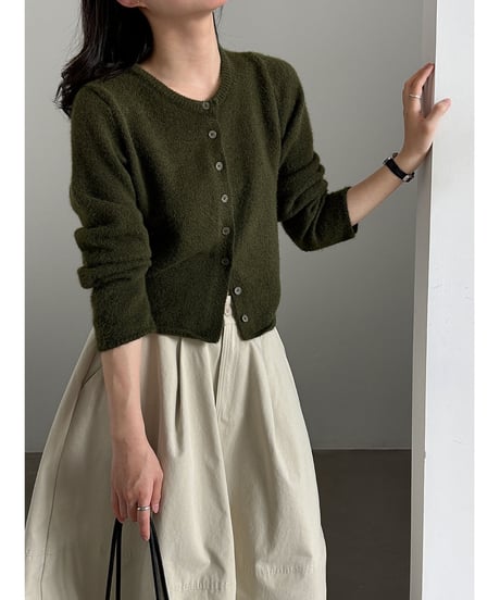 soft crew cardigan / 3color　hm3266