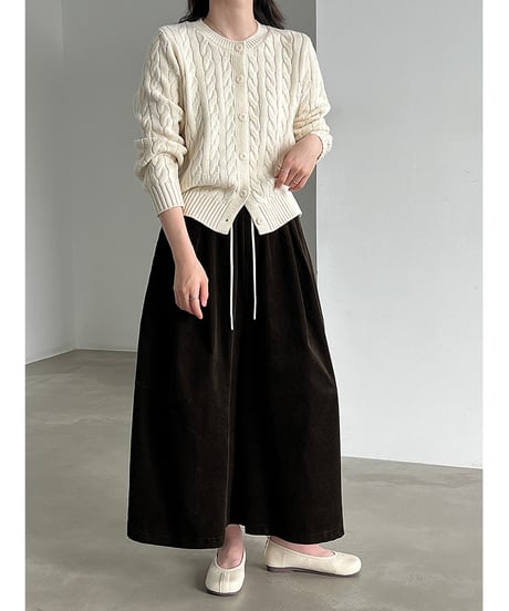 corduroy wide pants / 2color　hm3231