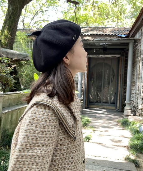 classic wool beret / 4color　hm3194