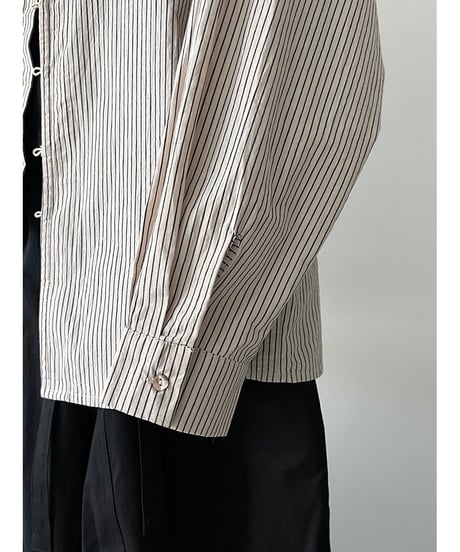 striped shell shirt　hm3223