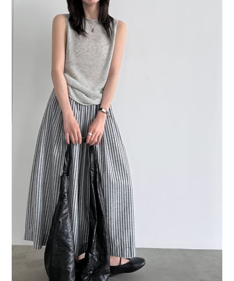 striped wide pants　hm3015
