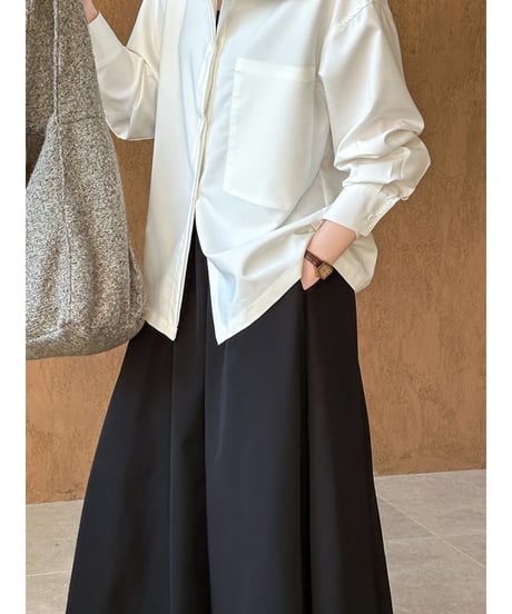 stand neck shirt / 2color　hm2015