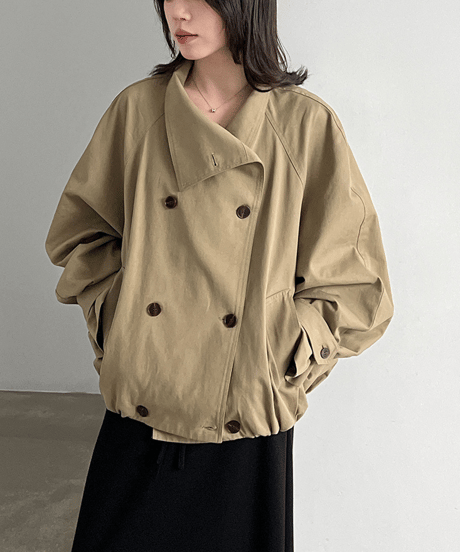 balloon hem jacket / 2color　hm3228