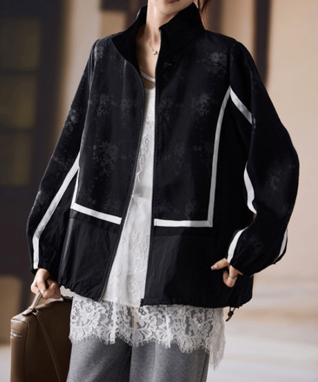 lace long vest / 2color　hm2995
