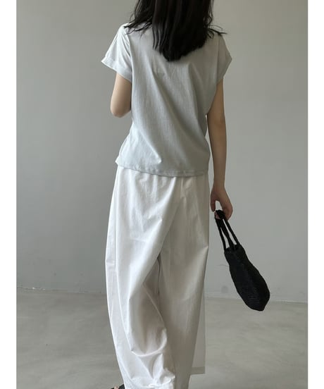 twist hem blouse / 2color　hm2407