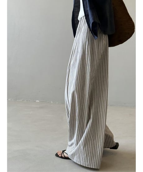 stripe wide pants / 2color　hm2987