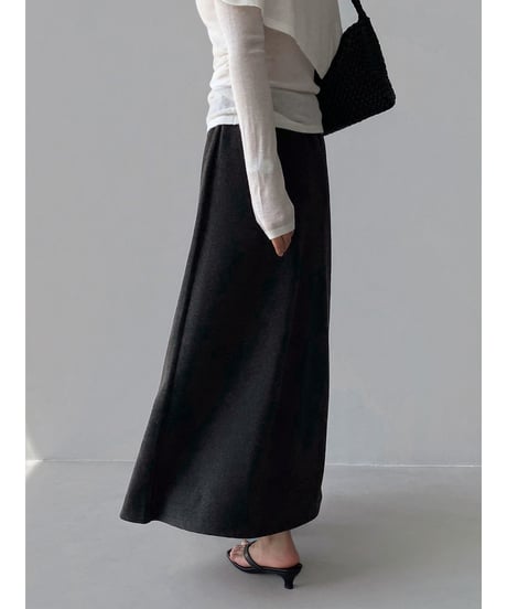flowing a-line skirt / 4color　hm3286