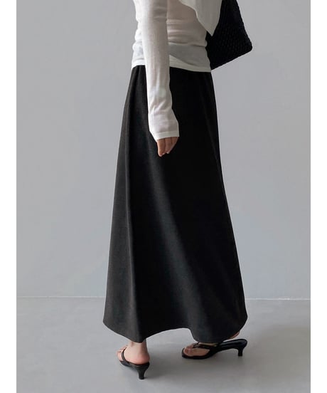 flowing a-line skirt / 4color　hm3286