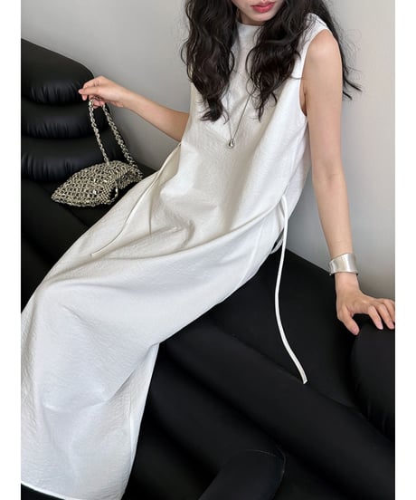 twist back dress / 3color　hm3020