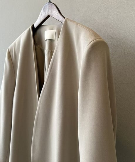 collarless tailored jacket　hm3276