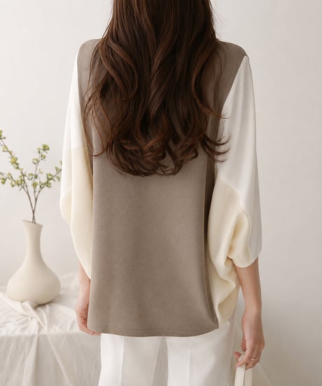 color block top / 7color　hm2971