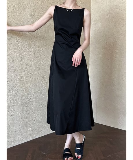minimal black dress　hm3023