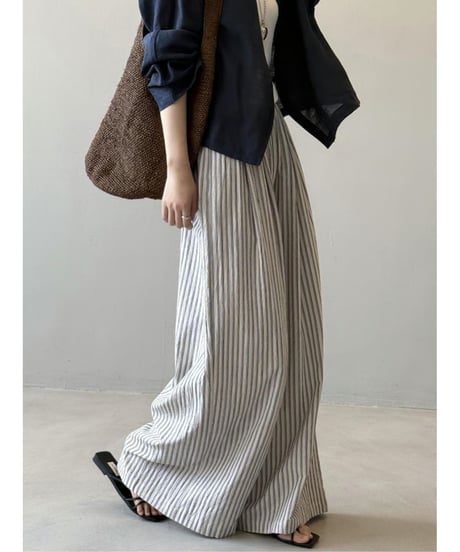 stripe wide pants / 2color　hm2987