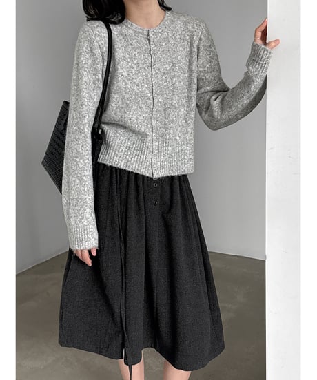 wool blend cardigan / 4color　hm3249