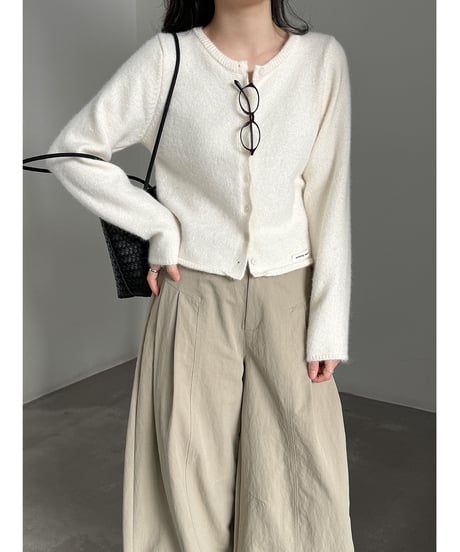 soft crew cardigan / 3color　hm3266