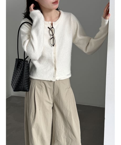 soft crew cardigan / 3color　hm3266