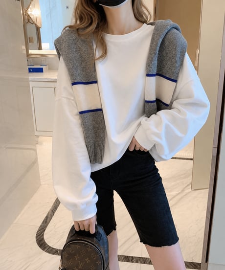 lettered hooded shawl　hm3272