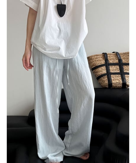 relaxed straight pants / 4color　hm3018
