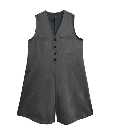 sleeveless romper / 2color　hm2112