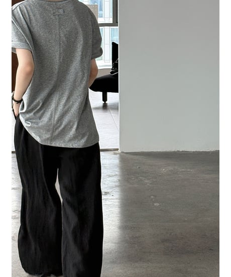 relaxed straight pants / 4color　hm3018