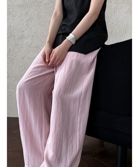 relaxed straight pants / 4color　hm3018