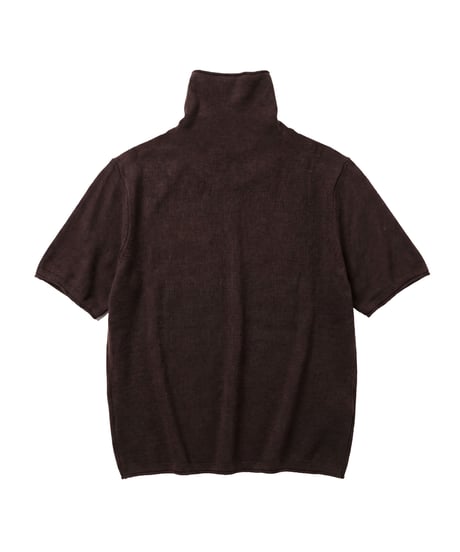 short-sleeve turtleneck top / 4color　hm3263