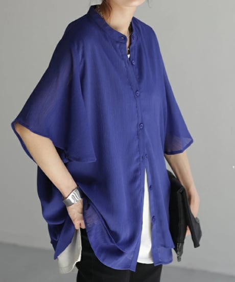 sheer dolman shirt / 3color　hm3002*