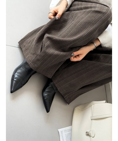 striped wide pants / 2color　hm3280