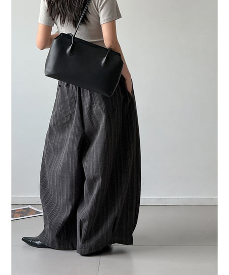 striped wide pants / 2color　hm3280