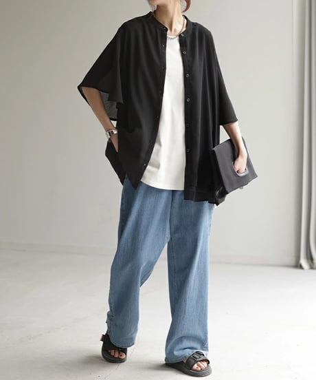 sheer dolman shirt / 3color　hm3002*