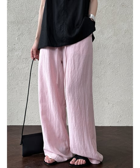 relaxed straight pants / 4color　hm3018