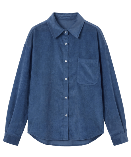 corduroy loose shirt / 2color　hm3244