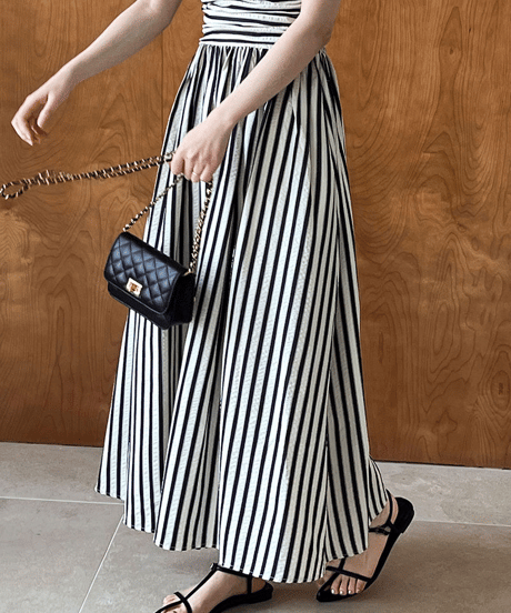 striped cami dress　hm3021